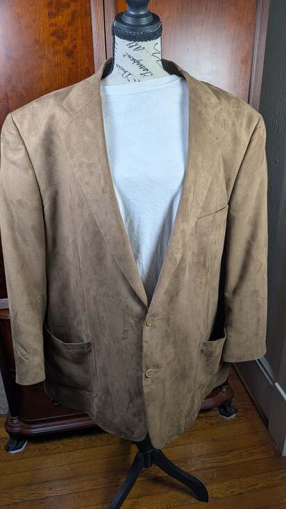 CM Silver Edition Other - CM Silver Edition Brown Suede Blazer Jacket 52R